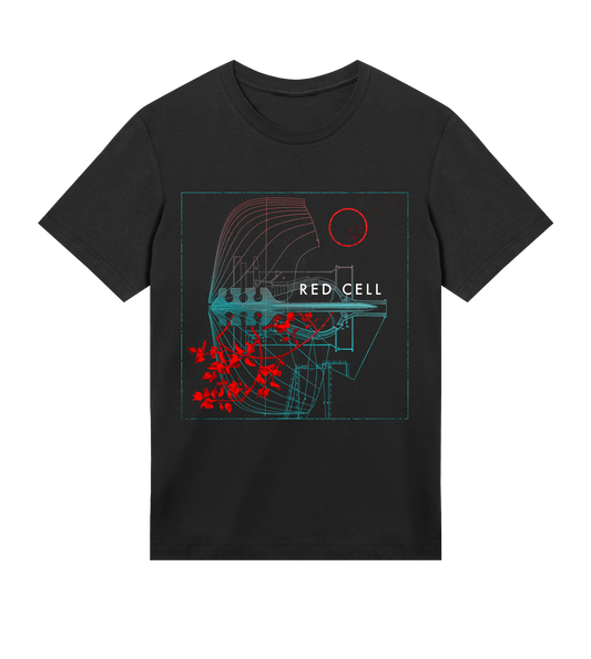 Red Cell - Haunted by Your Beauty - Men's Black T-shirt